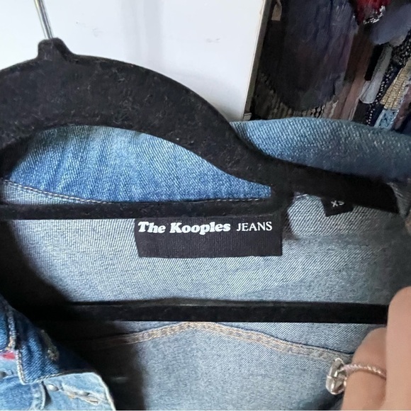 THE Kooples Denim Embroidered Jacket - Picture 3 of 9